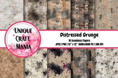 Distressed Grunge Paper Seamless Pattern Product Image 1