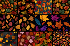 Fall Leaves Seamless Pattern Product Image 2
