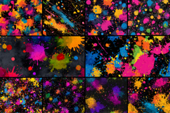 Color Splash Seamless Pattern Product Image 2