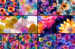 Watercolor Flowers Seamless Pattern Product Image 2