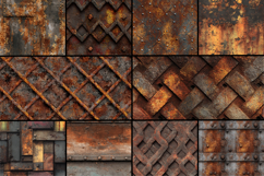 Rusty Metal Seamless Pattern Product Image 2
