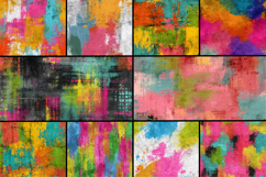 Distressed Color Seamless Pattern Product Image 2