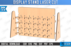 Display Stand Laser Cut |Craft | Hook Product Organizer| CNC Product Image 2