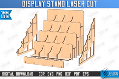 Cards Display Stand Laser Cut | Craft | Shelf Display Stand Product Image 2