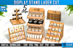 3D Display Stand Laser Cut Bundle, Crafts Show Display Stand Product Image 1