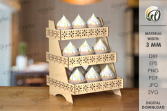 Display Stands Laser Cut Bundle. Wooden Stands SVG Product Image 4