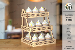 Display Stands Laser Cut Bundle. Wooden Stands SVG Product Image 6