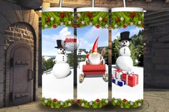 Christmas Gnome PNG 20 Oz Tumbler Wrap, Christmas Tumbler Product Image 4