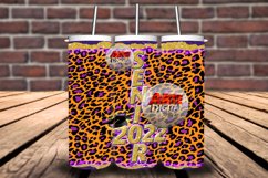graduation tumbler | 20 oz tumbler | leopard tumbler Product Image 2