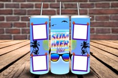 Summer Vibes Tumbler Wrap | Tropical Text Designs Product Image 2