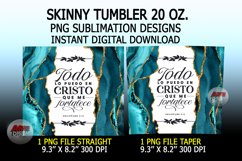 Spanish Biblical Tumbler| Todo lo puedo en cristo | wrap png Product Image 6