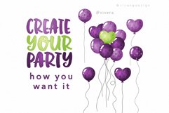 Halloween Watercolor Balloons Clipart PNG Product Image 2