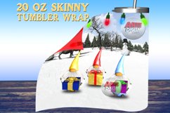 Gnome friends with christmas gifts, tumbler Sublimation Product Image 4