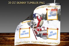 Christmas Photo Tumbler 20oz Skinny Tumbler Sublimation Product Image 6