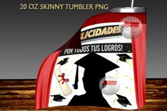 Graduacion | Diseño De Envoltura | 20oz Skinny Tumbler Product Image 3