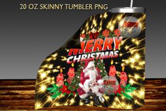 Christmas Tree Png 20oz Skinny Tumbler Sublimation Designs Product Image 3