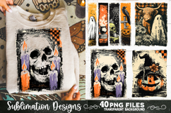 Halloween distressed grunge sublimation bundle 40 PNG Product Image 4