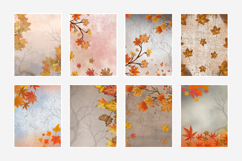 Digital Paper Distressed Autumn Background Product Image 2