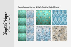 Distressed Digital Paper for Scrapbooking Seamless pattern Product Image 1