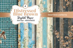 Distressed Digital Paper for Scrapbooking Seamless pattern Product Image 1