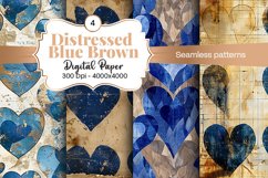 Distressed Digital Paper for Scrapbooking Seamless pattern Product Image 2
