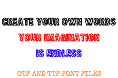 Distressed Grunge Lettering ABC Splatter Font Typeface OTF Product Image 3