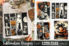 Vintage Halloween Distressed 4 PNG Retro Sublimation Product Image 3