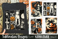 Vintage Halloween Distressed 4 PNG Retro Sublimation Product Image 7