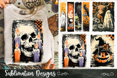 Vintage Halloween Distressed 4 PNG Retro Sublimation Product Image 2