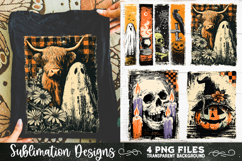 Vintage Halloween Distressed 4 PNG Retro Sublimation Product Image 6