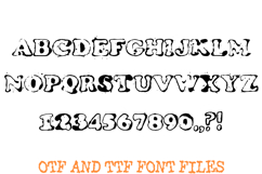 Distressed Ink Stamp Font Vintage Typeface Bold Handmade Product Image 2