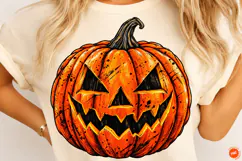 Ghost and Pumpkin PNG, Halloween Png, fall png, Pumpkin PNG Product Image 1