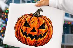 Ghost and Pumpkin PNG, Halloween Png, fall png, Pumpkin PNG Product Image 4