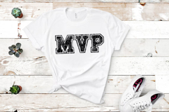Distressed Varsity SVG Alphabet Product Image 2