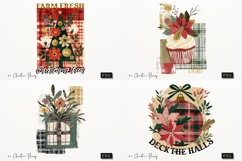 Vintage Christmas PNG Sublimation Bundle - 40 Designs Product Image 10