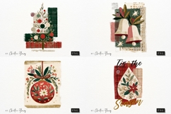 Vintage Christmas PNG Sublimation Bundle - 40 Designs Product Image 11
