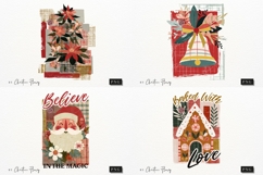 Vintage Christmas PNG Sublimation Bundle - 40 Designs Product Image 3