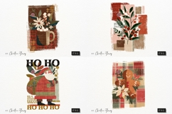 Vintage Christmas PNG Sublimation Bundle - 40 Designs Product Image 2