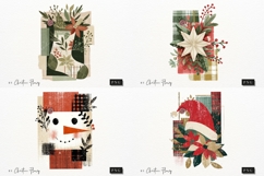 Vintage Christmas PNG Sublimation Bundle - 40 Designs Product Image 4