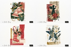 Vintage Christmas PNG Sublimation Bundle - 40 Designs Product Image 6