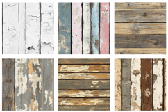 Distressed Wood Digital Paper Product Image 2