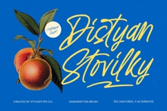 Distyan Stovilky Handwritten Brush Product Image 1