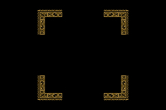 Divider border frame art floral luxury golden ornament eleme Product Image 2