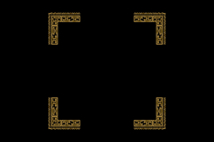 Divider border frame art floral luxury golden ornament eleme Product Image 1