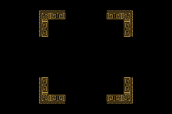 Divider border frame art floral luxury golden ornament eleme Product Image 1