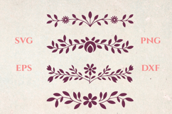 Wild Herbs SVG Dividers Product Image 1