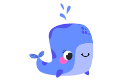 Cute Whale &amp; Ocean Life Product Image 3