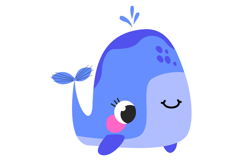 Cute Whale &amp; Ocean Life Product Image 4
