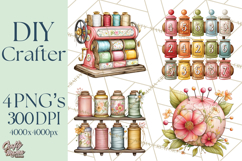 DIY Craft Tools Clipart PNG Product Image 1