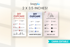 DIY Cupcake Instructions Cards Canva Templates Product Image 9